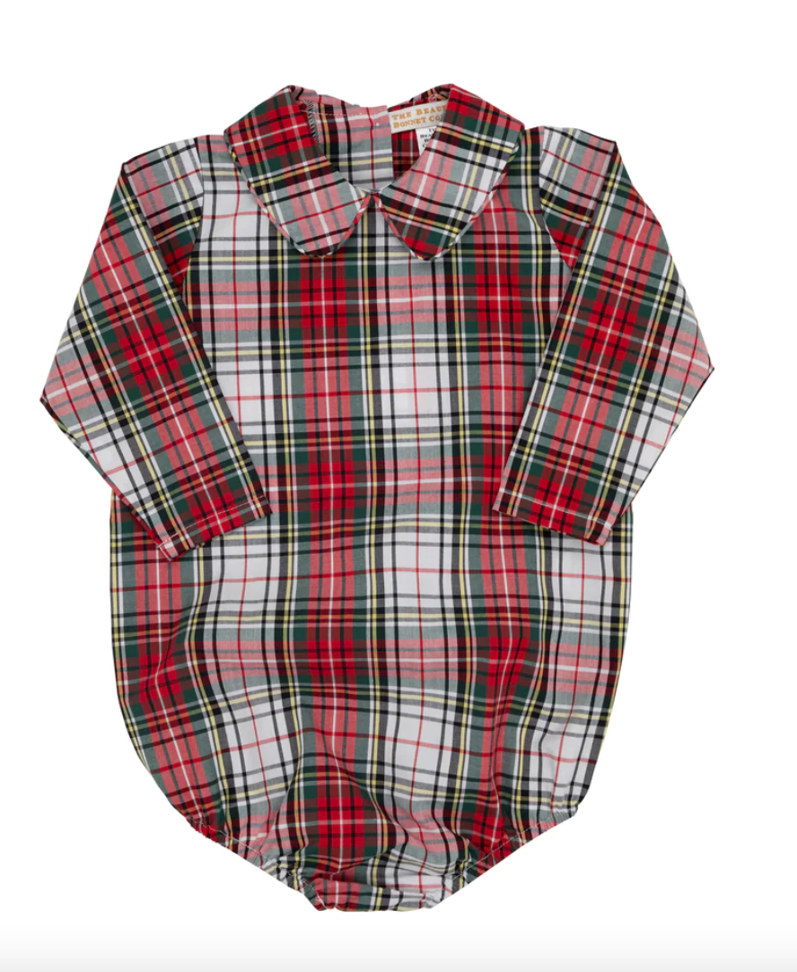 Peter Pan Collar Plaid Shirt