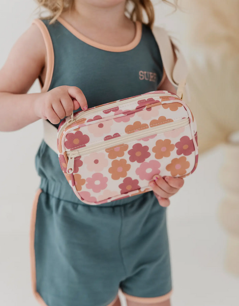 Golden Floral Mini Belt Bag