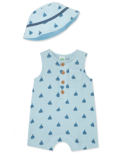 Sailboat Romper & Hat