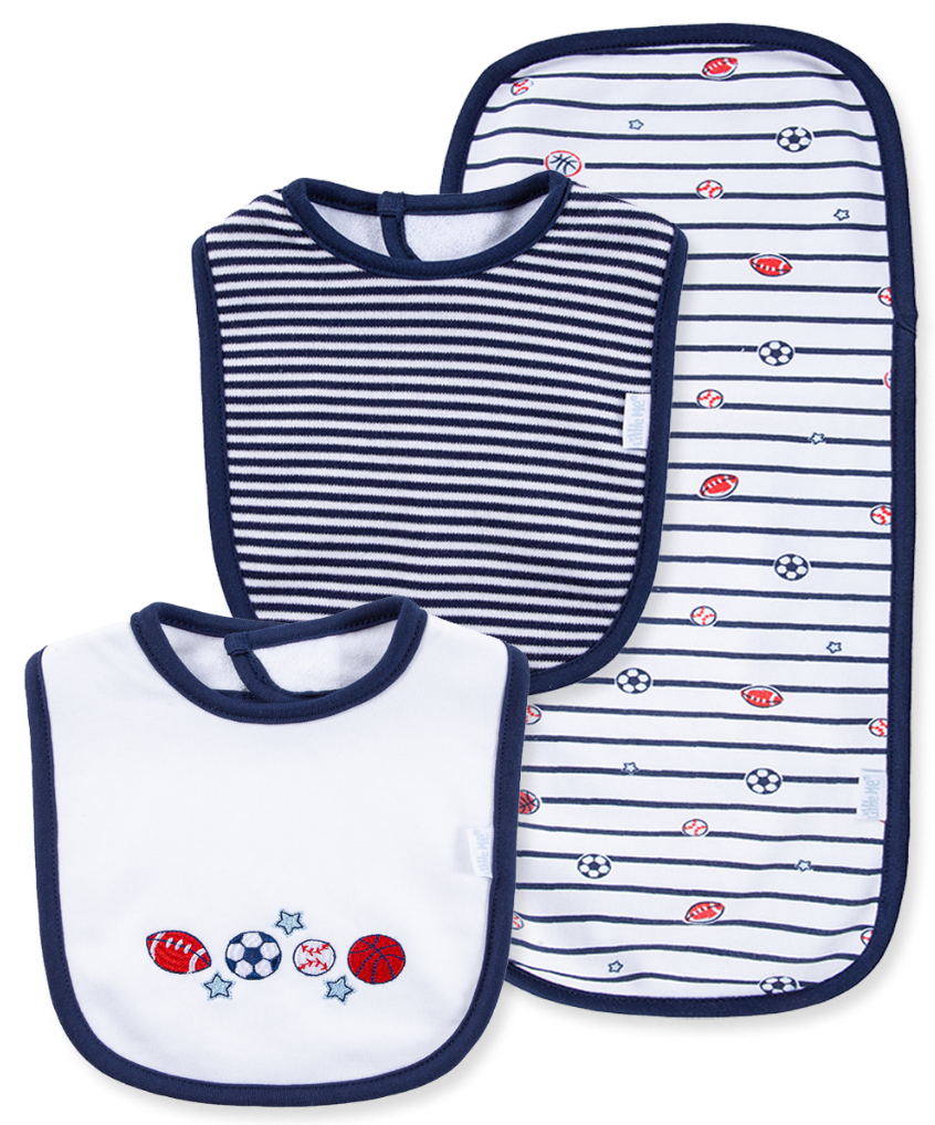 Sports Star Bibs & Burp Clothes