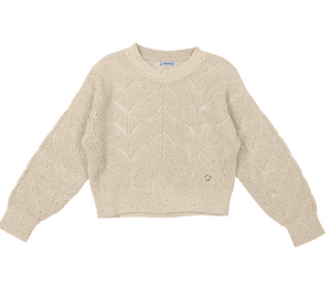 Sequin Cream Sweater