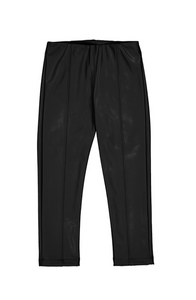 Black Faux Leather Pants