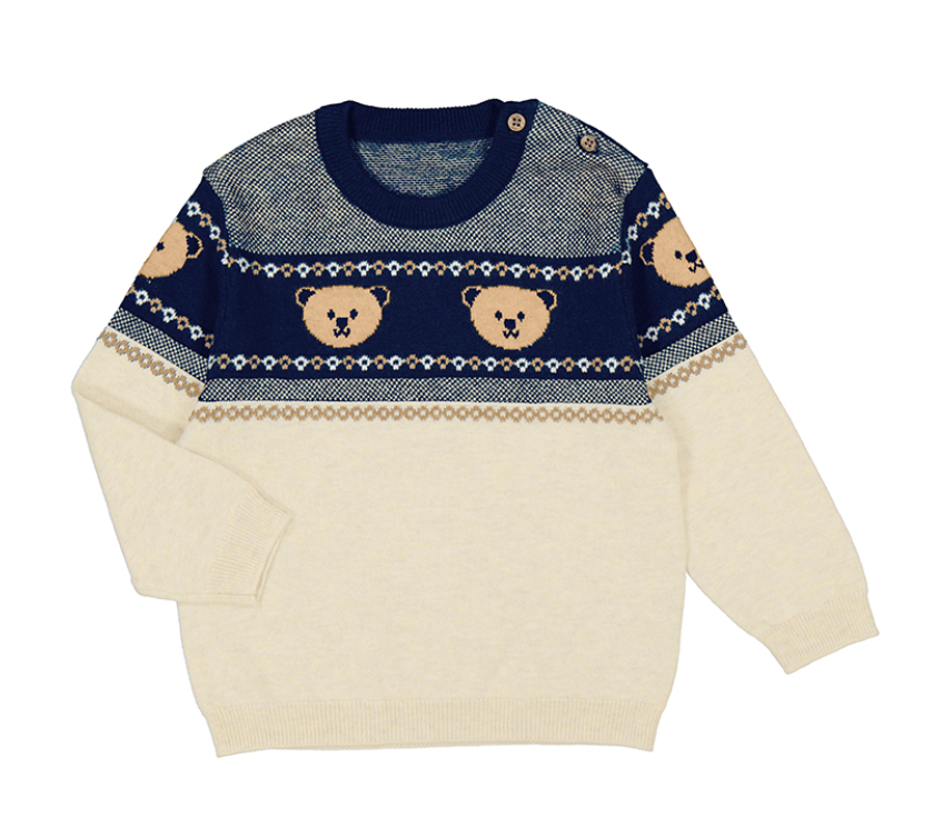 Bear Jacquard Sweater