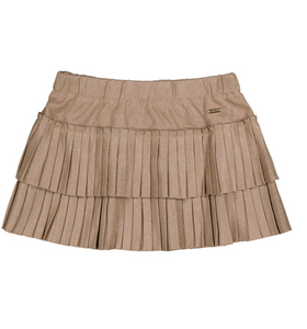 Pleated Skirt in Mocha