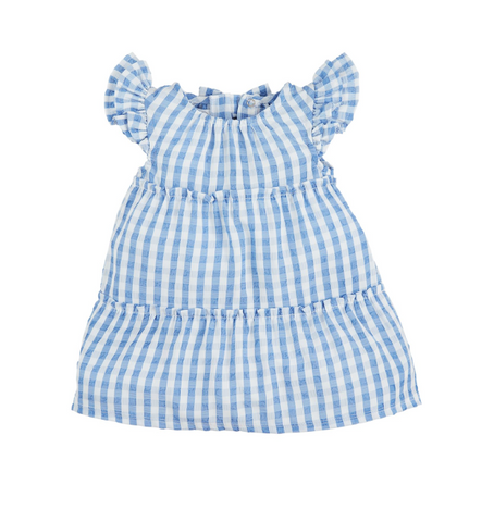 Gingham Bardot Dress