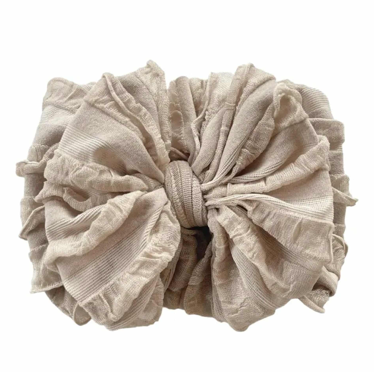 Ruffled Headband - Champagne