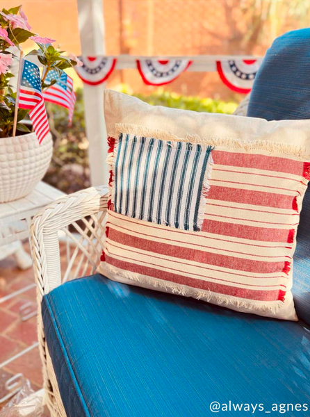 American Flag Pillow