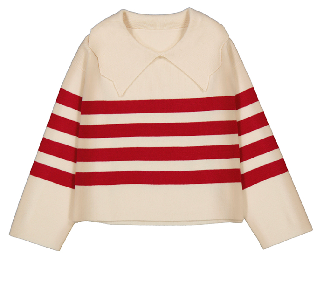 Red Striped Sweater