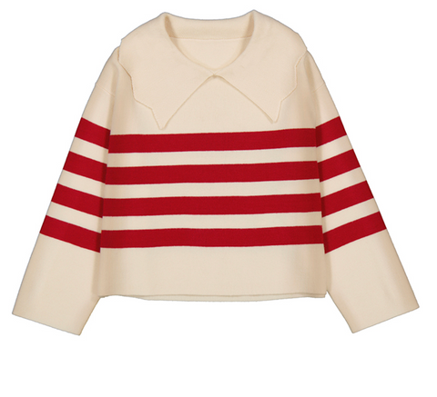 Red Striped Sweater