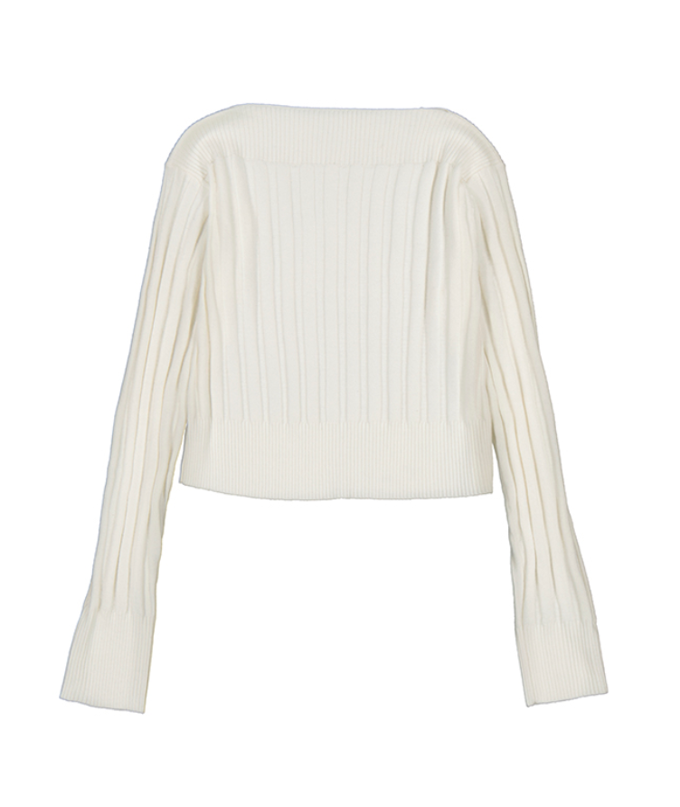 Cream Ridge Cropped Top