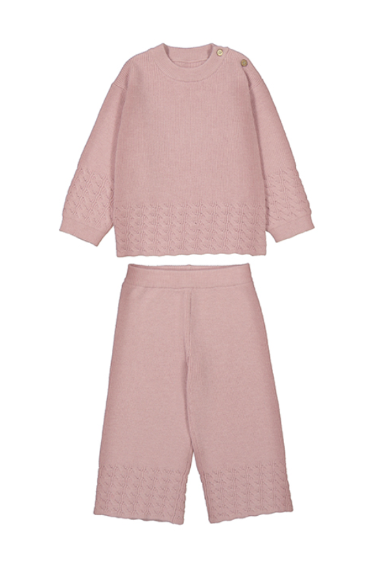 Mauve Knit Set