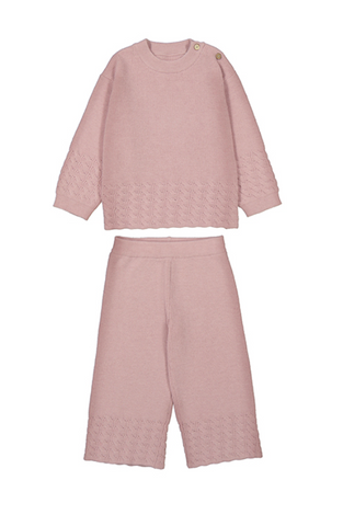 Mauve Knit Set