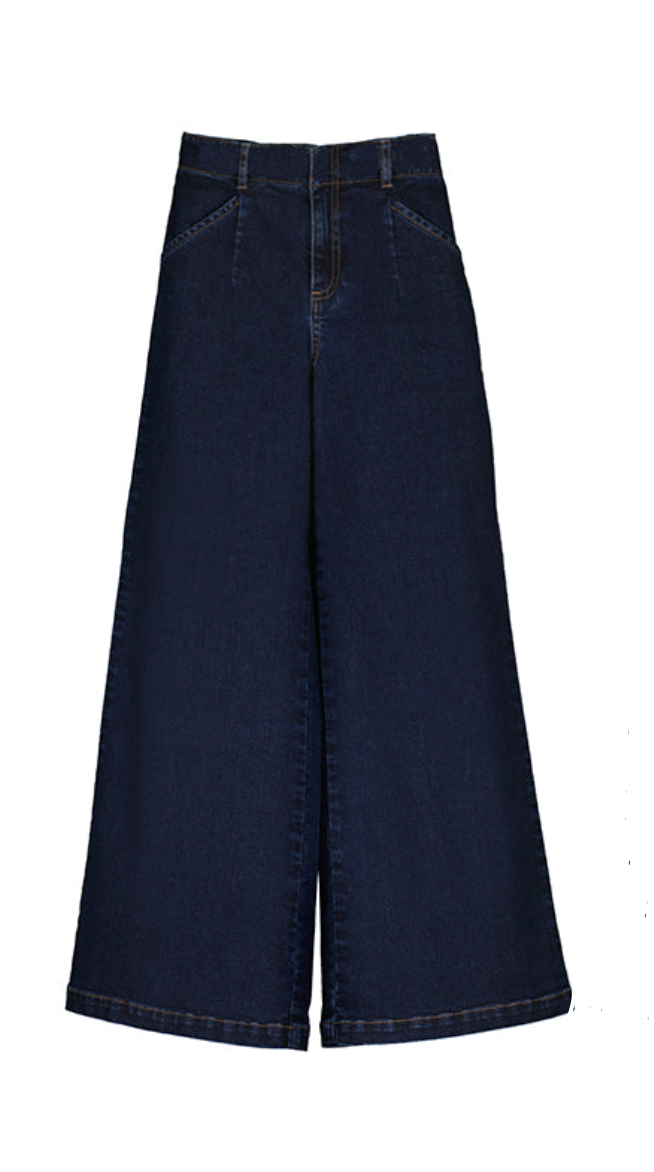 Dark Denim Flared Jeans