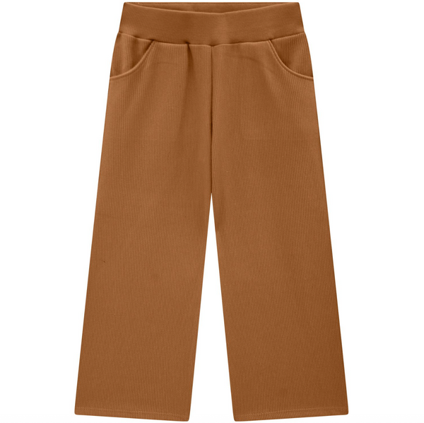 Camel Ribbed Pants