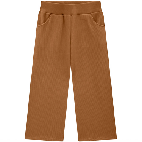 Camel Ribbed Pants