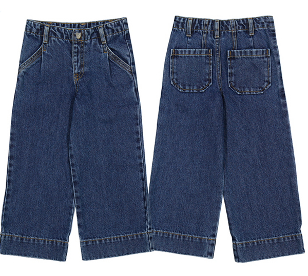 Wide Leg Denim Jeans