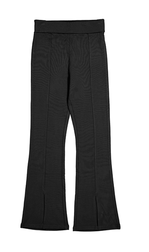 Wide Leg Legging - Black