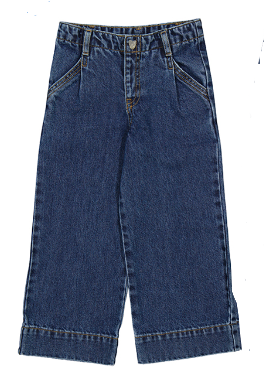 Wide Leg Denim Jeans