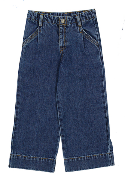 Wide Leg Denim Jeans