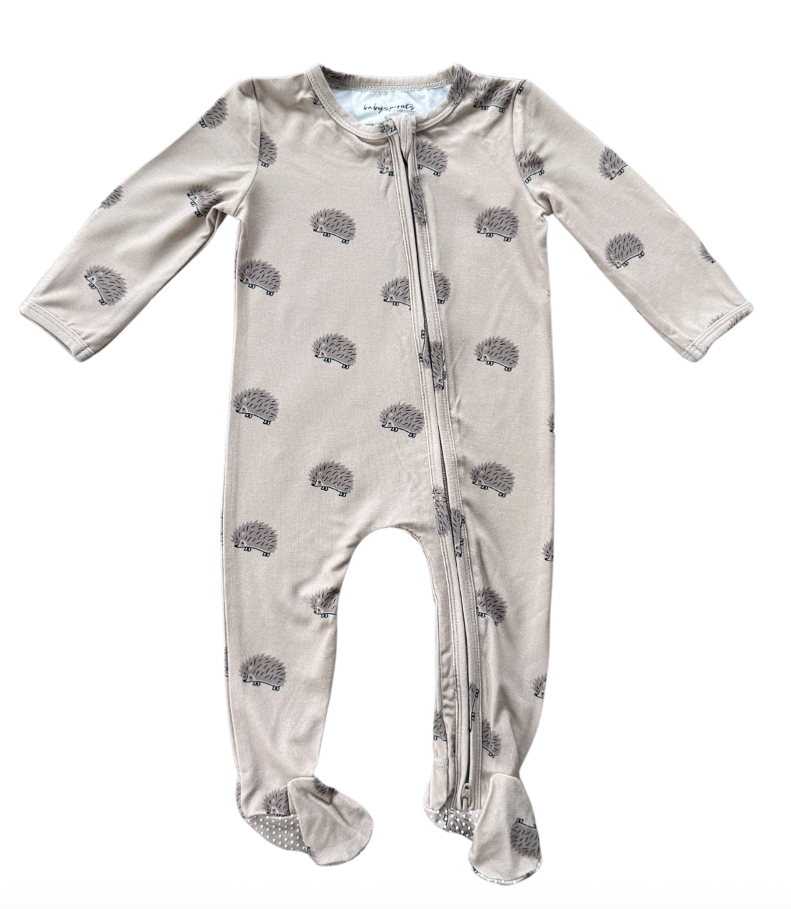 Hedgehog Zipper Footie