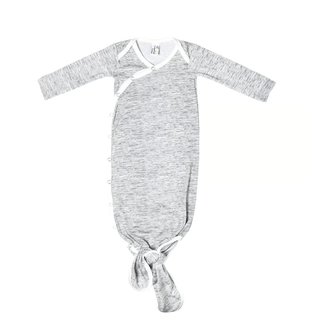 Asher Newborn Knotted Gown
