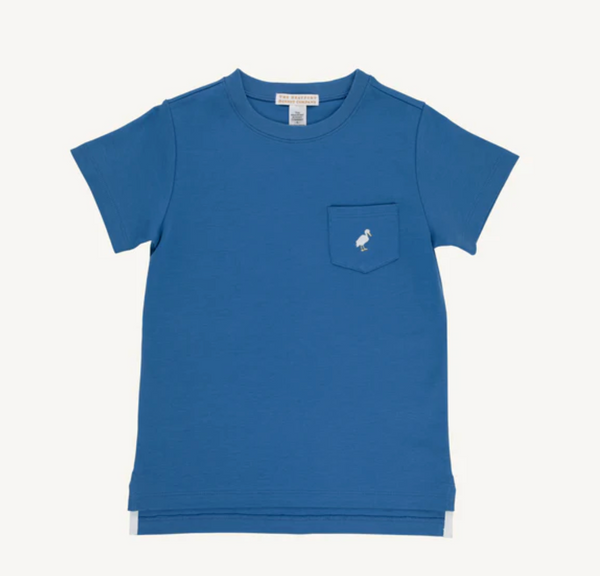 Carter Crewneck-Wood Boat Blue