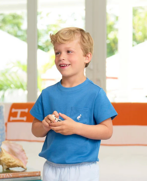 Carter Crewneck-Wood Boat Blue