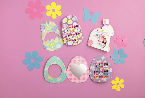 Easter Glitzy Stick-On Earrings