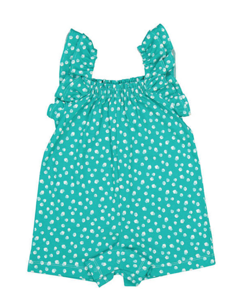 Polka Dot Knit Jumpsuit