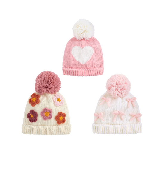 Girl Knit Hats (3 Styles)