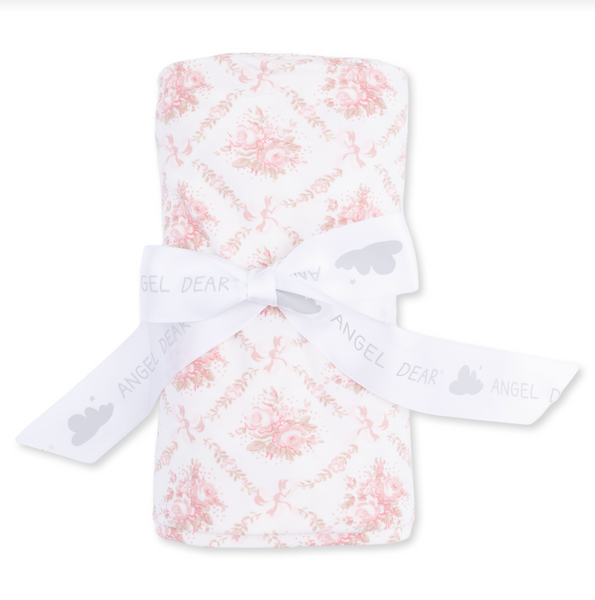 Rose Bow Lattice Swaddle