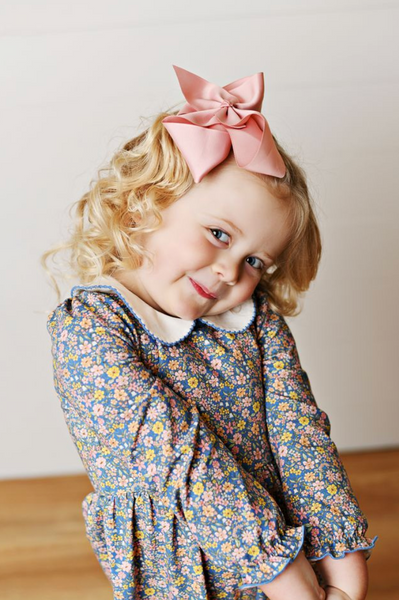 Blue Floral Romper