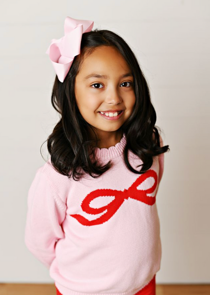 Red Bow Sweater