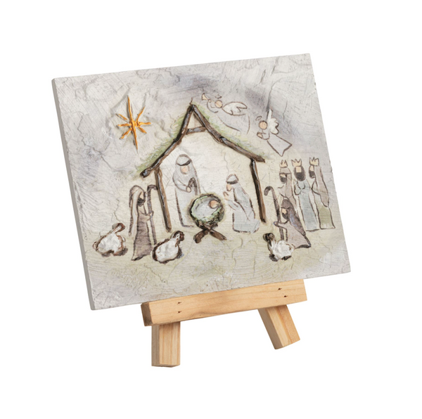 Nativity Farmhouse Art