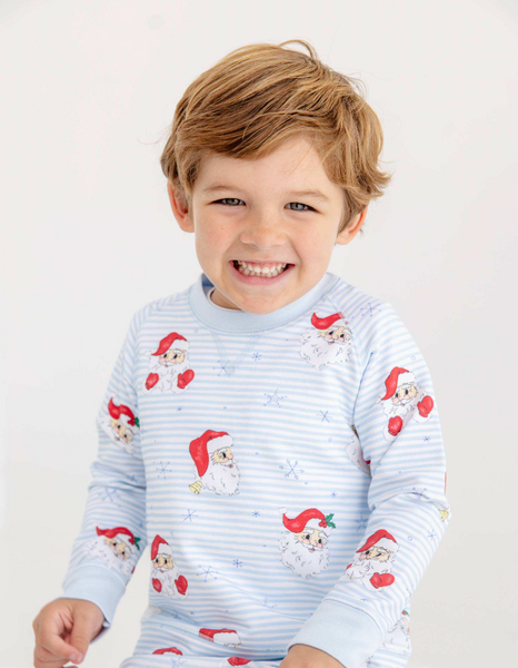 Dear Santa -Blue Stripe
