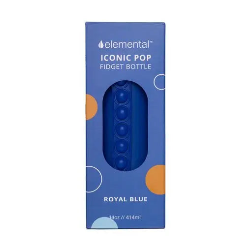 14oz Iconic Pop Bottle - Royal Blue