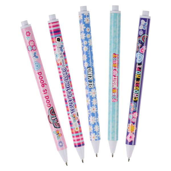 Pen Set 5-Girls Sticker Art