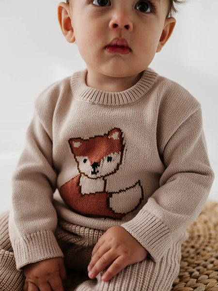 Knit Sweater - Fox