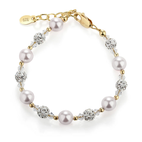 Gold Pearl Baby Bracelet