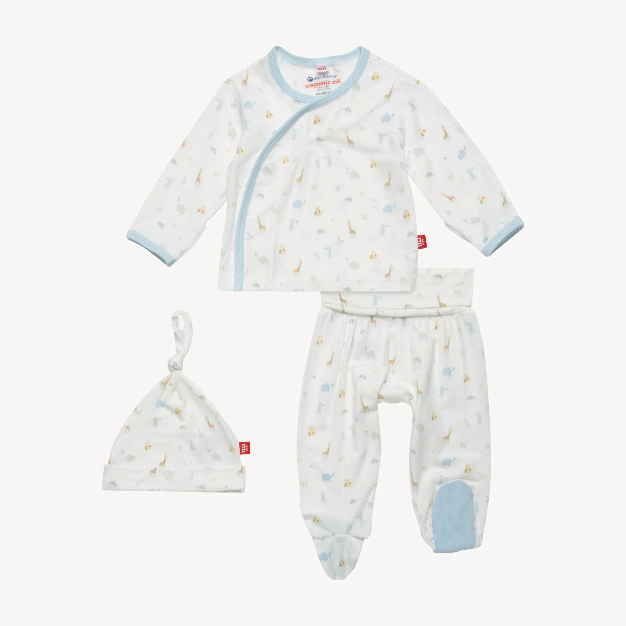 Blue Little Kimono Set