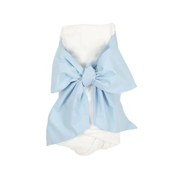 Bow Swaddle Broad - Blue