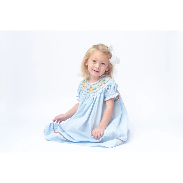 Pumpkin Smocked Dress