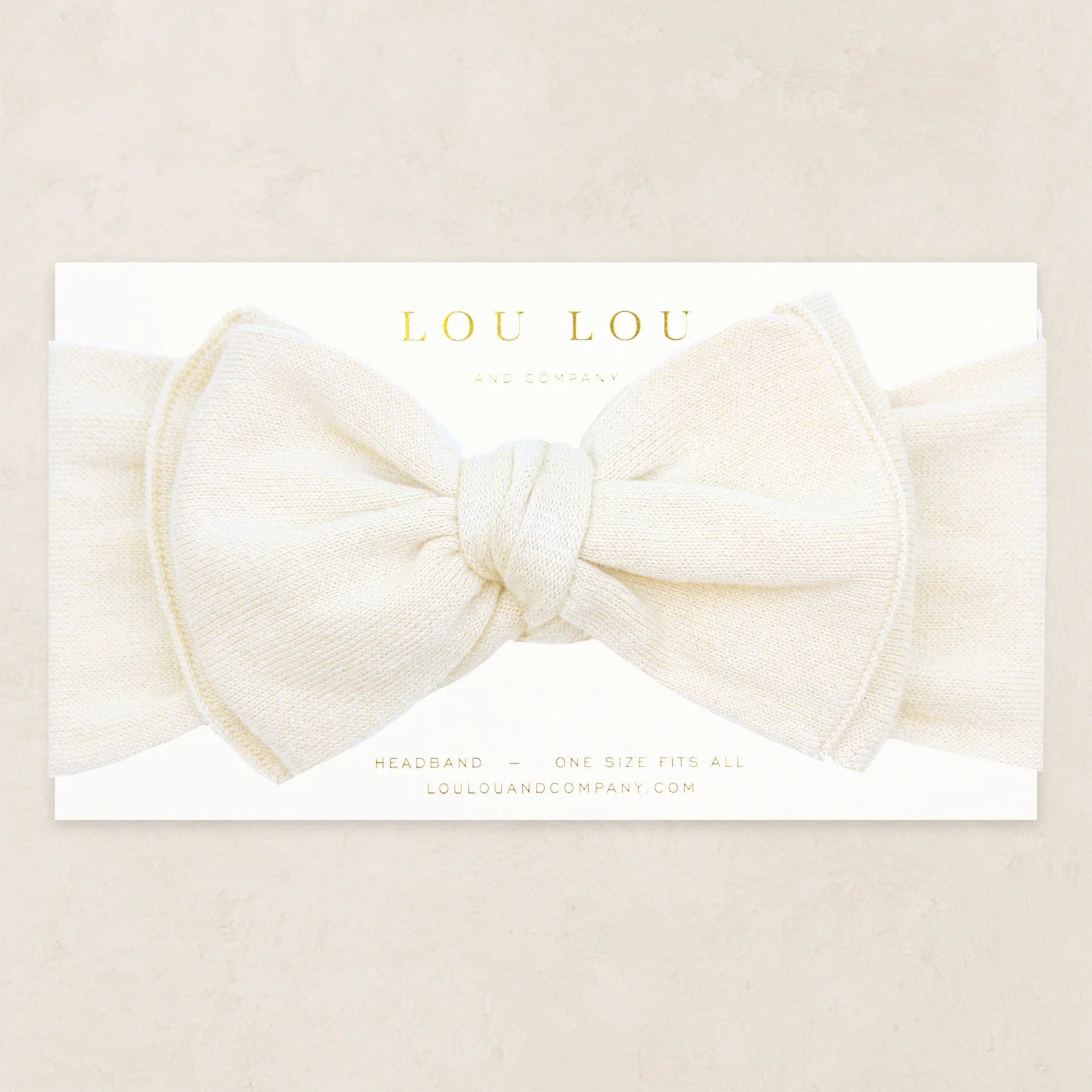 Knit Headband - Ivory