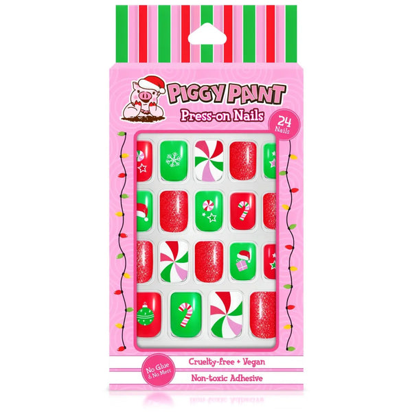 Merry Mistletoe Press on Nails