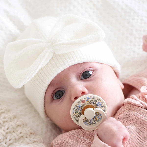Newborn Bow Beanie