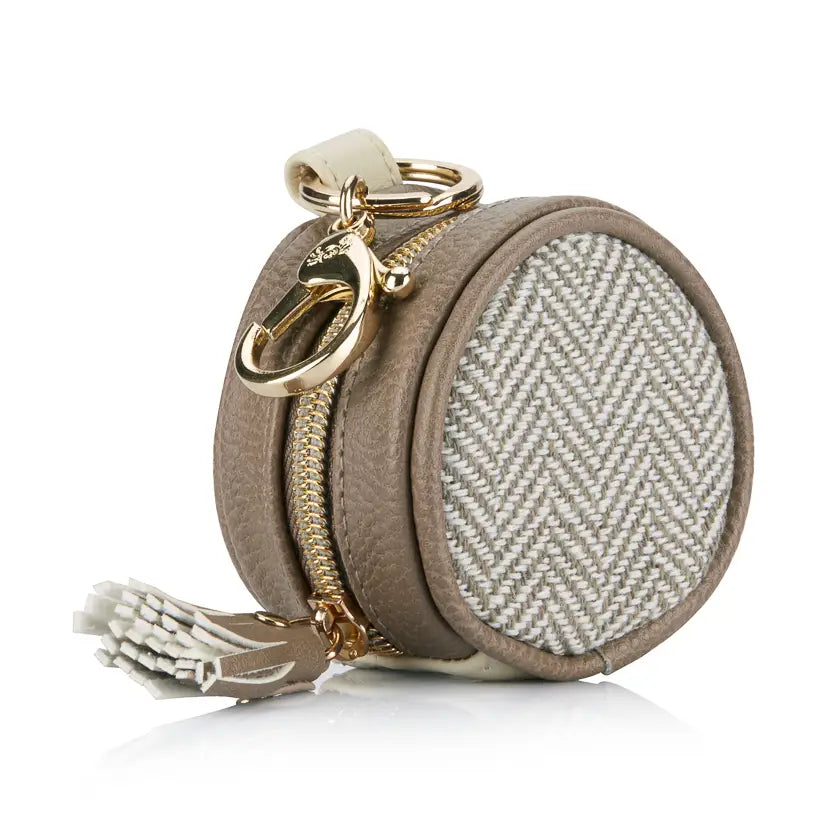 Diaper Bag Pod Keychain-Vanilla Latte