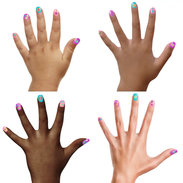 Flower Power Press on Nails