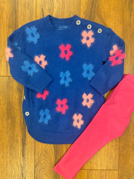 Flower Tunic Sweater