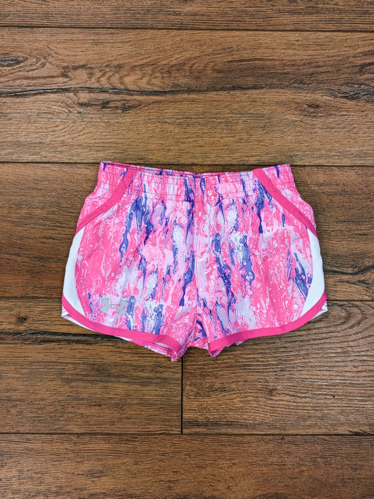 Pink Watercolor Shorts