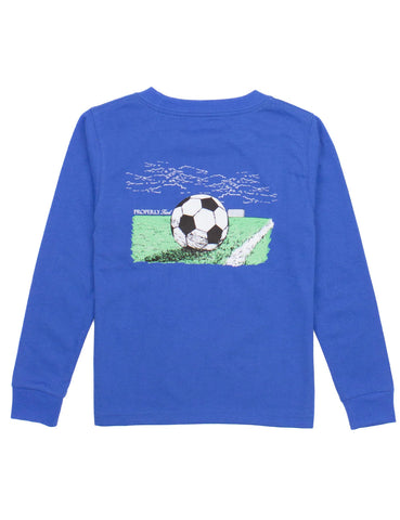 Baby Soccer in Blue